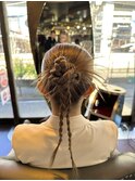 カチモリヘア  アップ タイト お呼ばれヘア
