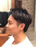 ツーブロックのメンテナンスカット（部分刈り上げ）　￥550～