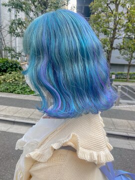 シェリエ(Cherie) ユニコーンカラー/寒色系カラー/ブルーカラー/パープルカラー