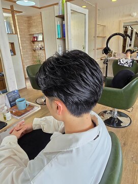 シャイン(SHINE) メンズカット×ニュアンスパーマ