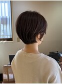 ショートボブカット