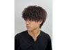 【縦落ちパーマ◎】メンズカット＋ツイストスパイラルパーマ￥13500→￥12500