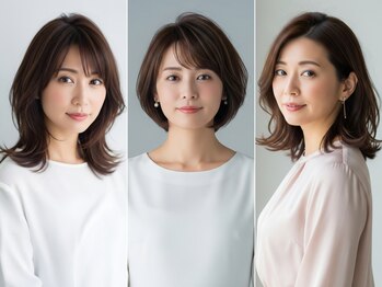 ビーピージェイズ 宇城店(BPJ'S)の写真/ダメージを最小限に◎世界認証オーガニック使用で髪や頭皮に優しく綺麗な発色で大人女性も納得の仕上がり♪