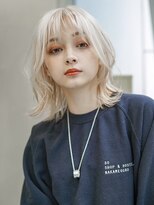 ギークス(GEEKS)&nbsp;【GEEKS渋谷】ホワイトブリーチ/渋谷ウルフ/パールホワイト/小顔