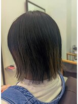 ヘアーワークスミスト 池袋店(Hair Works MIST) 切りっぱなしボブ外ハネバージョン