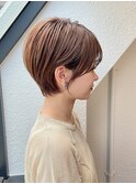 前髪長め大人小顔ショート30代40代50代　藤沢