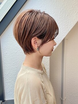 ハウスアンドヘアーワークス(House&Hair works) 前髪長め大人小顔ショート30代40代50代　藤沢