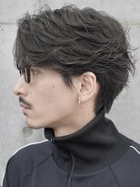 レタッチバイフィフス(RETOUCH by fifth)&nbsp;原宿毛流れセンターパートニュアンスパーマフェザーパーマ40代◆