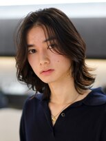 アンサー 渋谷(ANSWER)&nbsp;メンズミディアム　メンズボブ　シースルーボブ