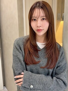 アイユー(ii+U) レイヤーカット　2way前髪　ナチュラルベージュ