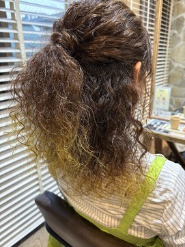 個性派エンドカラー