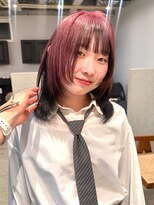 ディッセンバー 神宮前(December) 暖色カラー/デザインカラー/レイヤーカット/ケアブリーチ/渋谷