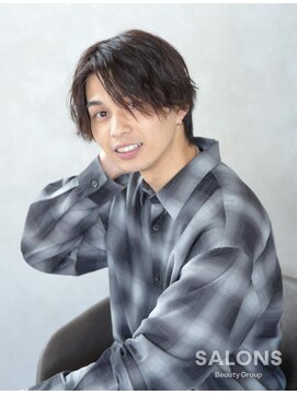 サロンズヘア 庚午橋店(SALONS HAIR) センターパート/メンズカット