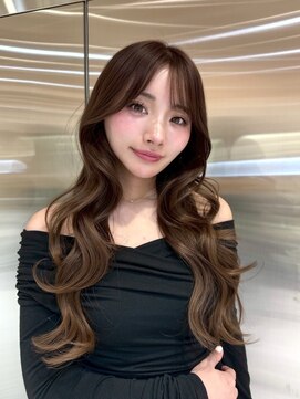 ハローバイシー 仙台(Hello by Sea) 大人ガーリー×ココアブラウン【レイヤーカット/韓国風/仙台】