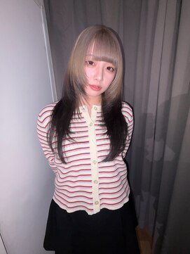 カシェル トウキョウ(Cashel Tokyo) ルーツカラー ブリーチ デザインカラー グラデーション