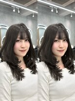 グローアイヴィ 大宮(GLROW IVY) ▼オリーブグレージュハッシュカットザクザクレイヤー