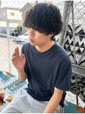 倉敷メンズサロン20代30代40代波巻きツイストスパイラルパーマ