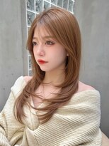 ロンド ジュルード 名古屋(Lond jeloud)&nbsp;ナチュラルな高めレイヤースタイル