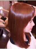 サラ艶縮毛矯正ストレート
