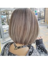 美容室もぜか堂 *王道3Dメッシュカラー×ミルクティーベージュ*