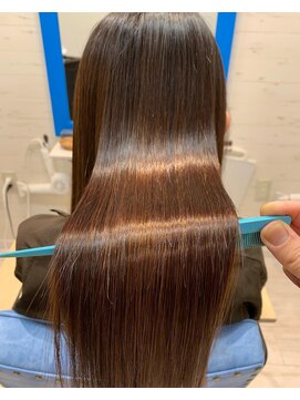 スローライフヘアーデザインアンドスパラウンジ(Slow life Hair design spa lounge) 潤ツヤロング 高濃度水素質感矯正ミネコラダブル