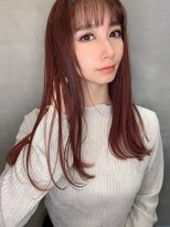 カームリーヘアー(calmLY HAIR) 前髪/アンブレラカラー/こなれミディ/イメチェン/ウェーブパーマ