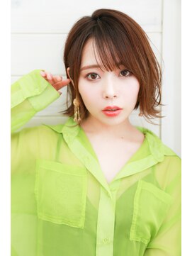 オーシャン(Ocean) [OCEAN Hair&Life]外ハネボブ☆スリークボブ☆厚めバング☆