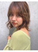 【CREAR大井町】小顔セミウェットウェーブ×オリーブカラー