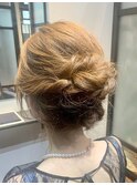 20代・30代・40代似合う小顔ヘアアレンジ♪二次会ブライダル花嫁