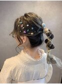 仙台卒業式☆ビジューポニー☆