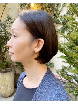 メイクス 表参道(MAKE'S omotesando) シンプルでオシャレな大人ショートボブです！！(店長　イカリ)
