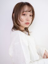 バサ 花小金井店(BASSA) 小顔美人ミディアムレイヤー/サイドバング［花小金井］