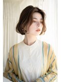 コロンっとカールが可愛い！クラシカルボブルフパーマ・担当KAYO