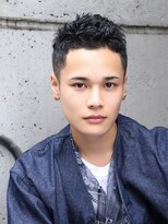 ネイビー(NAVY)&nbsp;オシャレボウズ ツーブロック 好印象 男らしいベリーショート