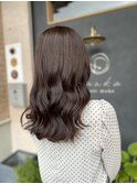 秋カラー、ウェーブスタイル