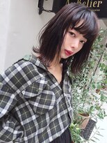 シーン(SCEN) ワイドバング 黒髪