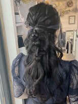 アゴーグ(agog) half up★amiorosi