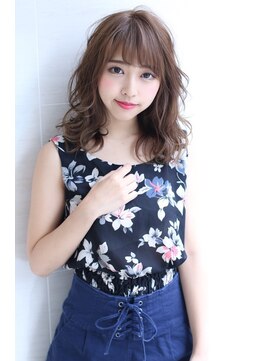 オーロ 千里山店(ORO) 20代30代40代50代美髪ピンクブラウン切りっぱなしボブショート