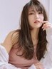 【土日限定】カット+ウル艶カラー+髪質改善コアミートリートメント