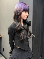 ボアップ(boappu)&nbsp;#エクステ#プルシールエクステ#黒髪#デザインカラー