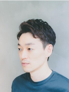 ニカイ(2F) メンズアップバングショート/ブルーブラック