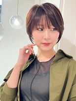 ロンドエニカ 大宮(Lond enika)&nbsp;切りっぱなしボブエアリーロング美髪ピンクブラウン[大宮]