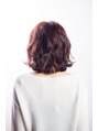 ナチュラアヴェダ(naturA AVEDA) ゆるふわのニュアンスパーマに、暖かいレッド系のカラーをON♪