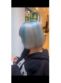 黒髪/ボブルフ/ネビージュ/小顔/ワンレン/大阪/髪質改善/前髪