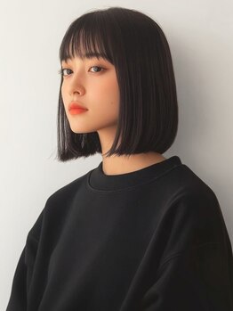 チャオ バイ ミチ(Chao by MICHI)の写真/【岡山駅東口の美容室】カット+カラー+TR¥5900*コスパ×ハイクオリティが叶う！艶カラーをお得に楽しめる♪