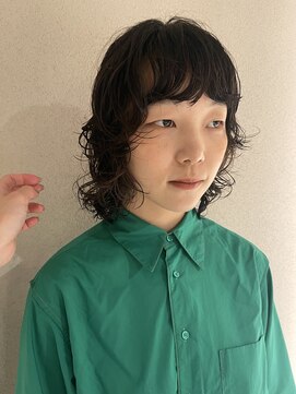 キュー 神戸三ノ宮(cue.) ［祐加子］ニュアンスパーマ