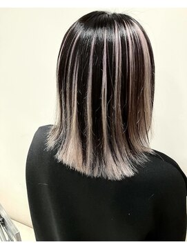 カラーズヘアー(Colors hair) 【colors 田宮】アンブレラカラーｘ切りっぱなしボブ