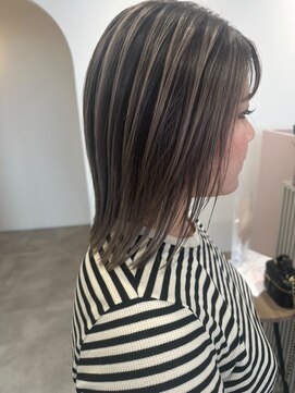 カシェ キョウマチ(cashe’e) 暗めバレイヤージュ