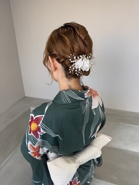 ビーリアン(B-LIEN) 浴衣ヘア まとめ髪