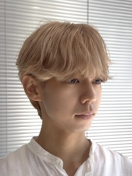 ノラ シンディ(NORA CYNDY) ホワイトブロンドケアブリーチミルクティーベージュメンズ韓国